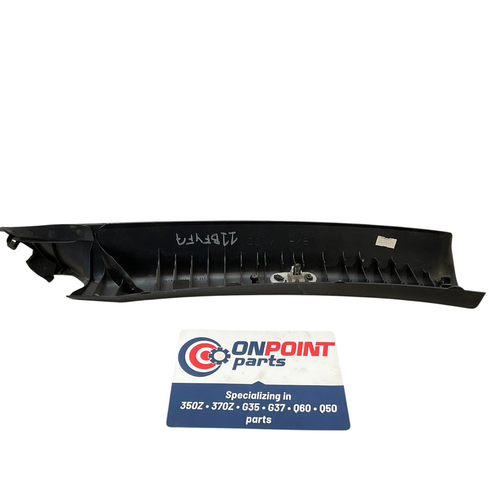 03-08 Nissan 350Z Coupe Front Driver Interior A Pillar Trim Black 76912CD000 OEM