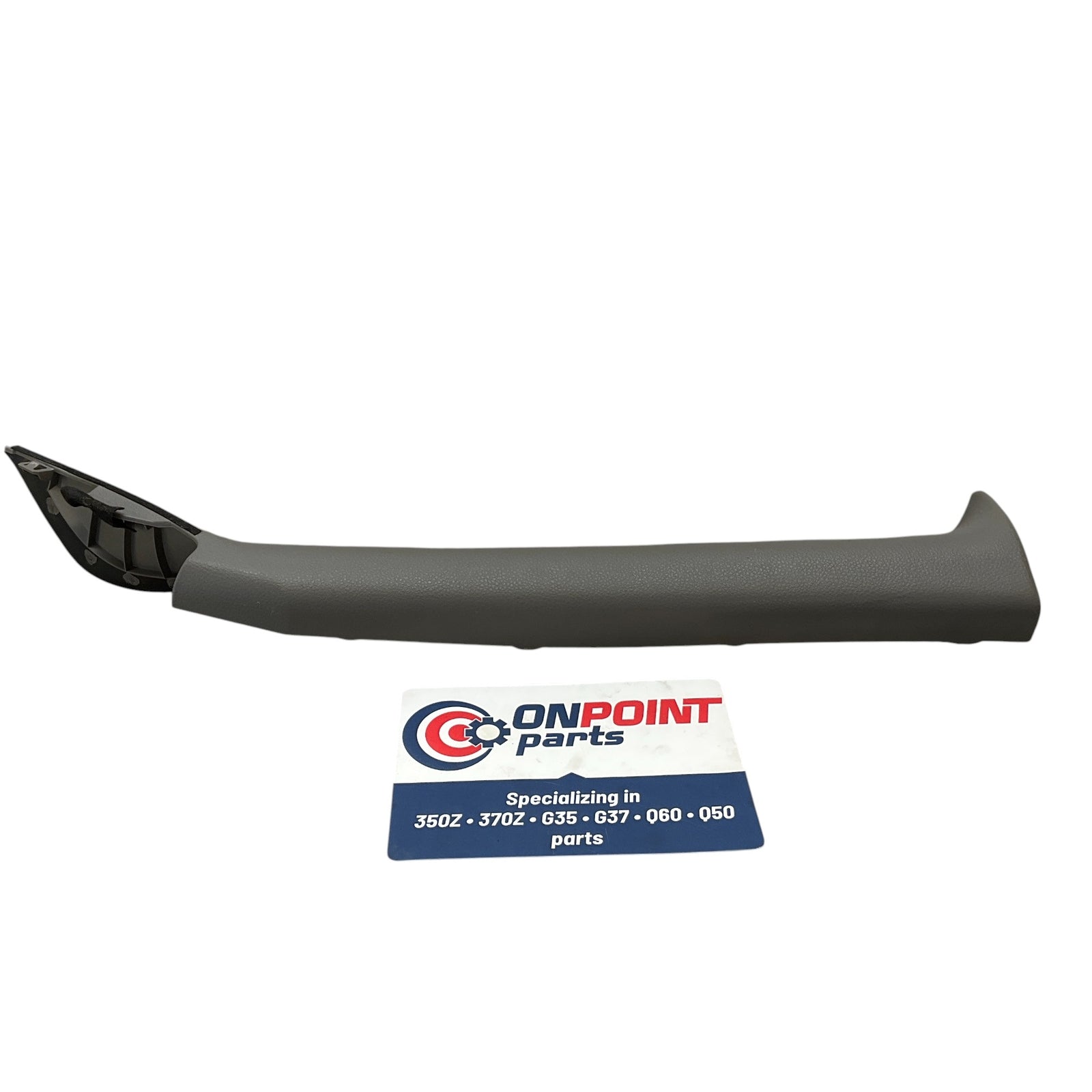 03-08 Nissan 350Z Coupe Passenger Interior A Pillar Trim Gray 76911CD000 OEM