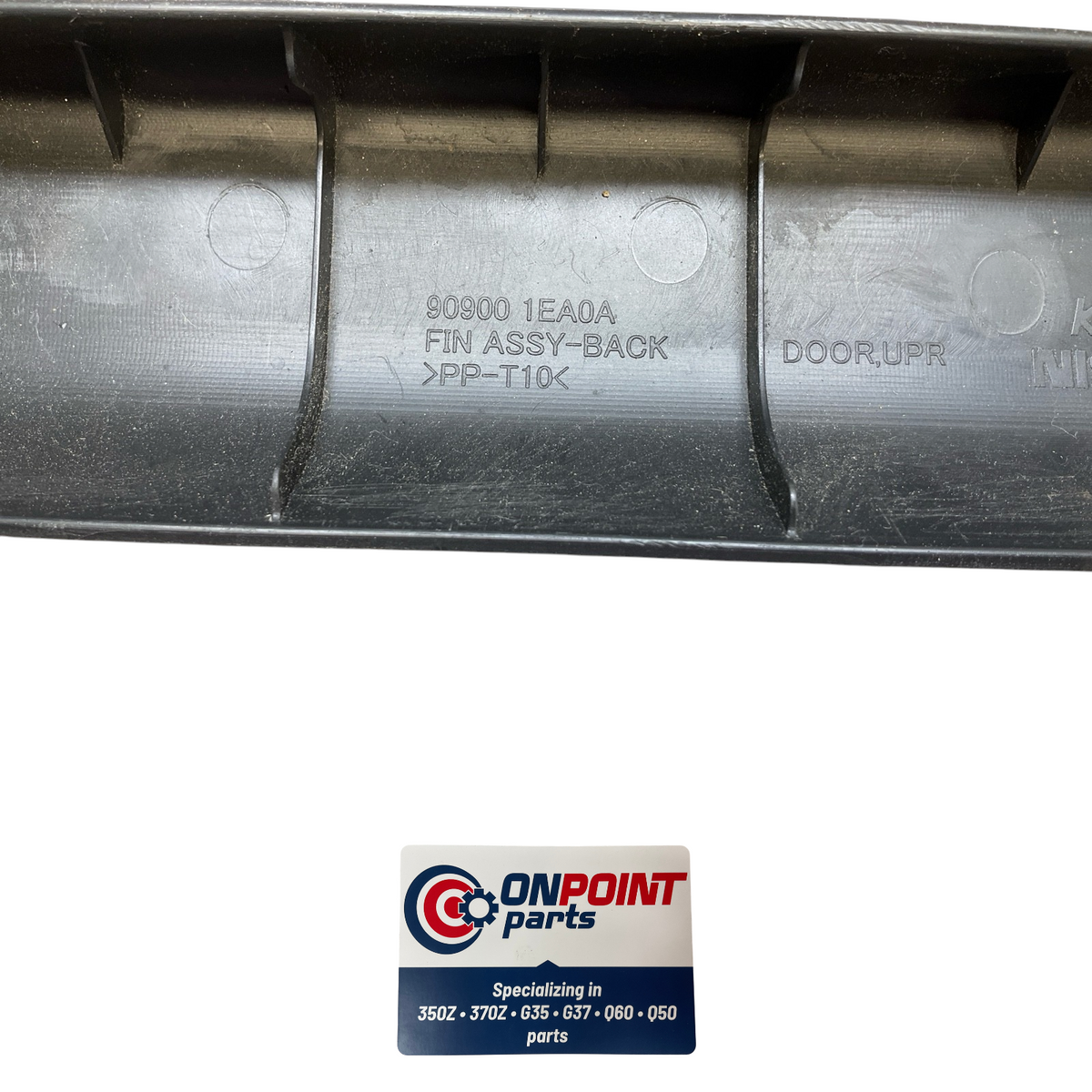 09-20 Nissan 370Z Rear Upper Hatch Trim 909001Ea0A Oem H2H
