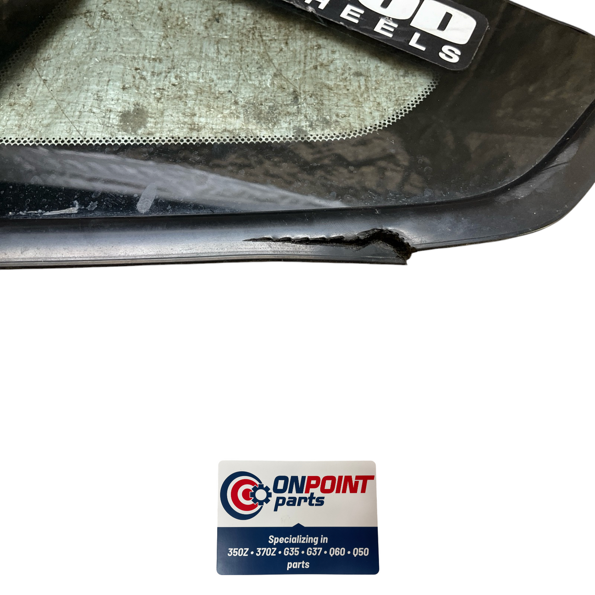 09-20 Nissan 370Z Driver Rear Quarter Glass 833071Ea0A Oem H2H