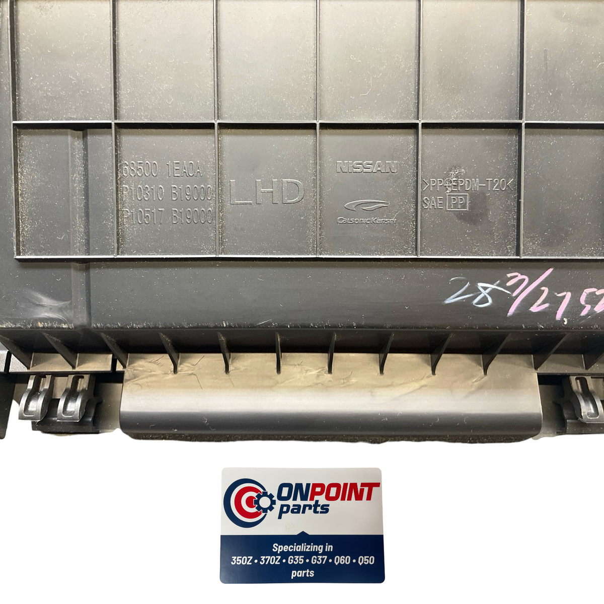 09-20 Nissan 370Z Passenger Front Lower Glove Box 685001Ea0A Oem H2H