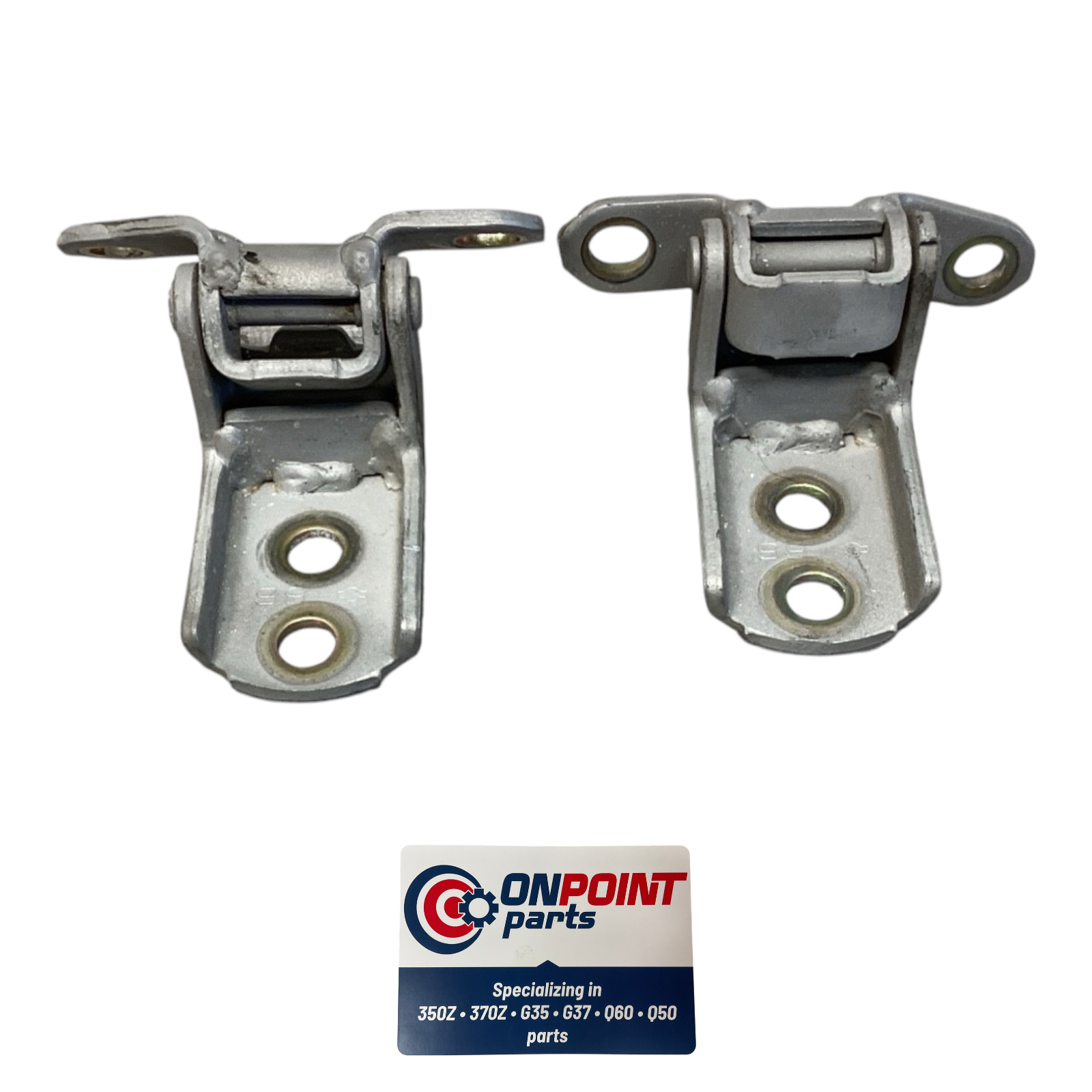 03-07 Nissan 350Z Driver Front Door Hinges 80401Ce400 Oem Edh