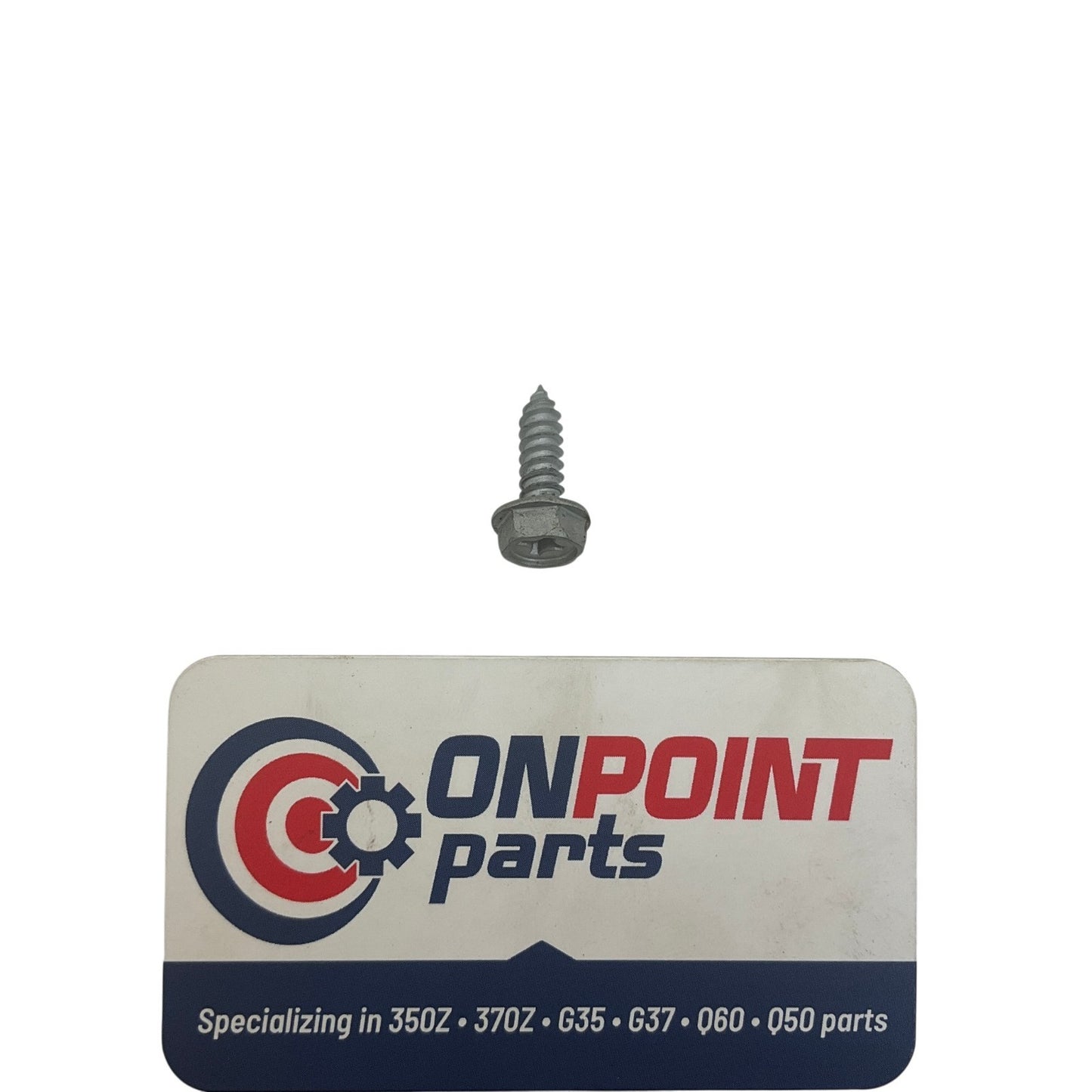 03-08 Infiniti G35 Nissan 350Z Front Bumper Mount Tapping Screw 085666205A OEM