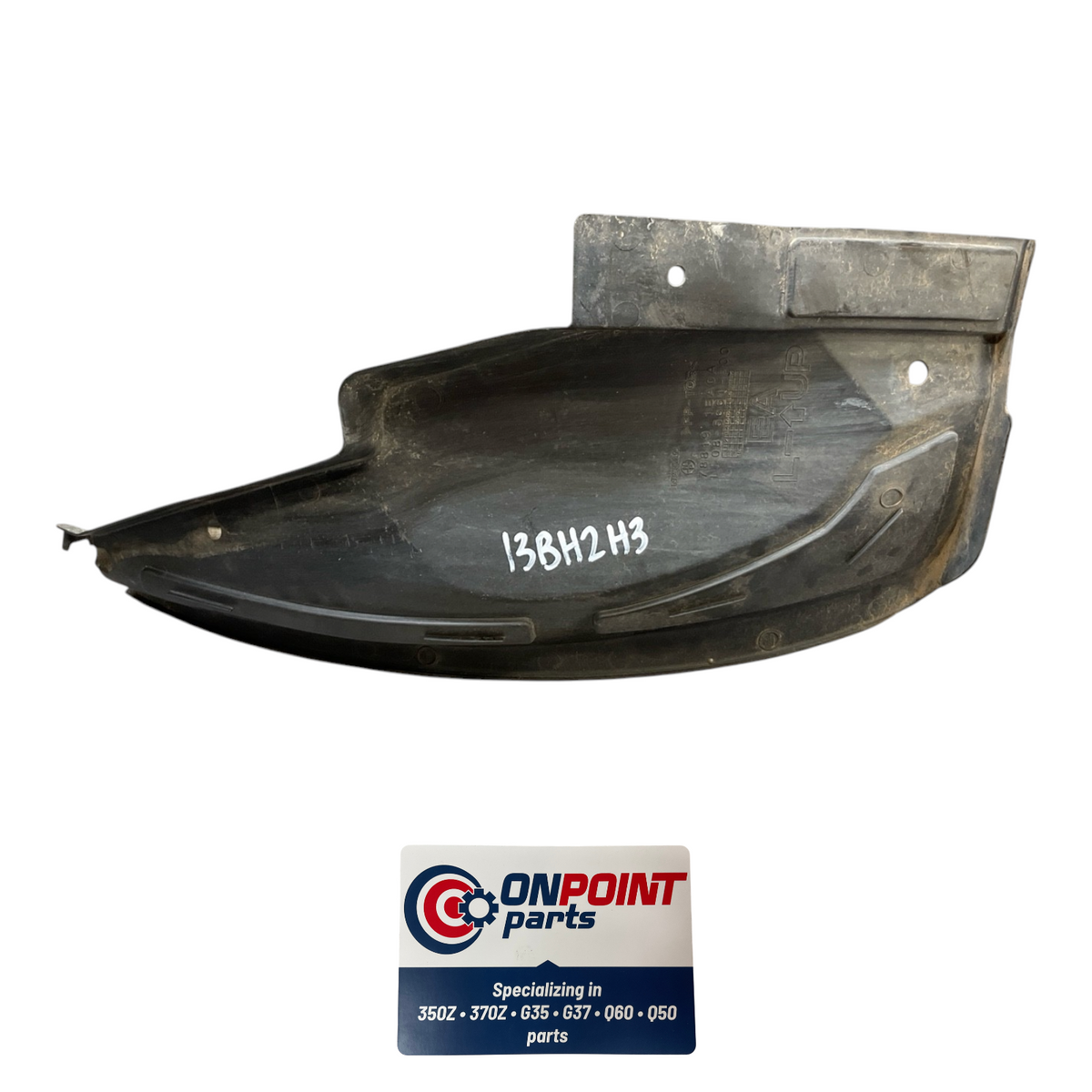 09-20 Nissan 370Z Driver Rear Fender Liner Splash Guard 788191Ea0A Oem H2H