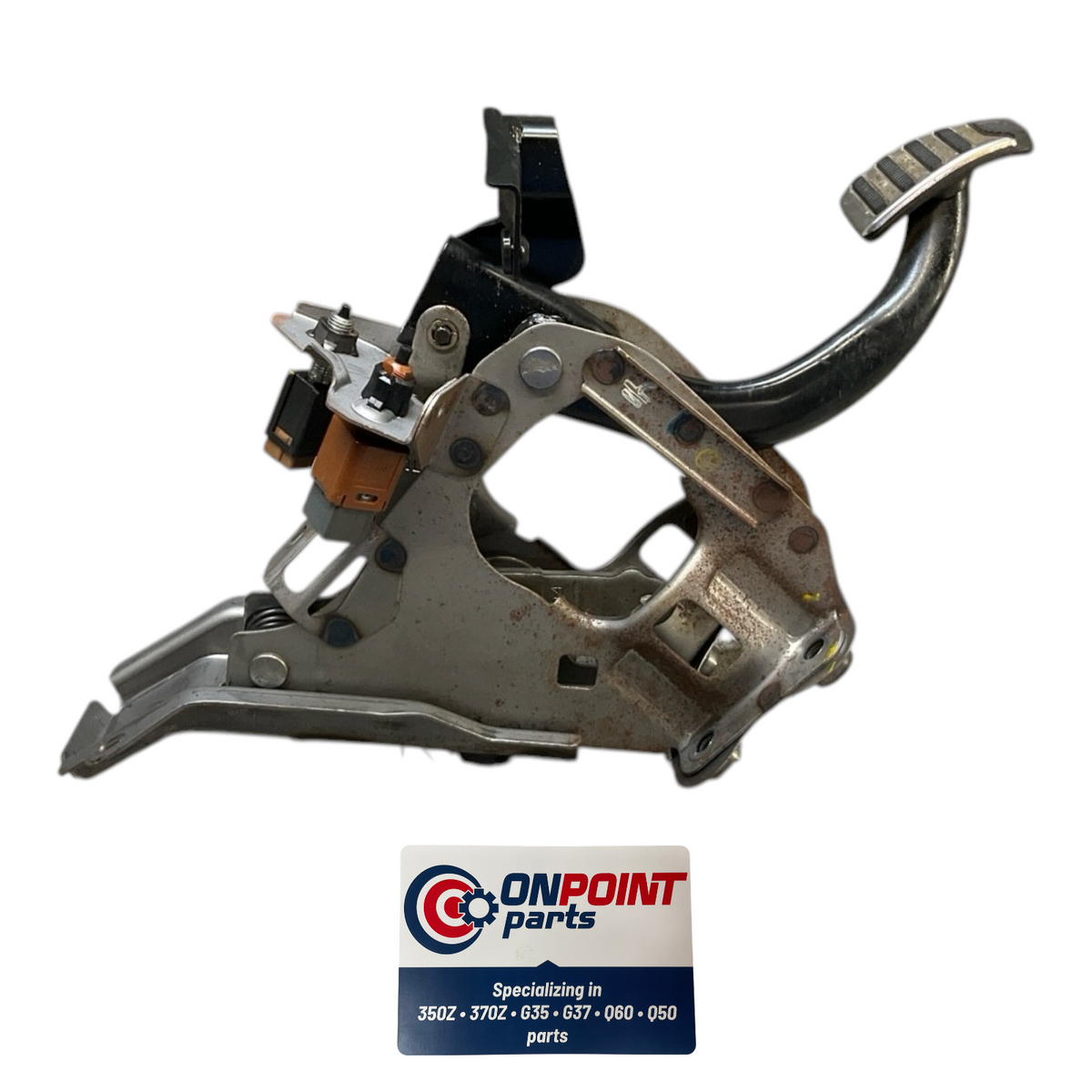 09-11 Nissan 370Z Driver Front Brake Pedal M/T 465011Ea2C Oem H2H