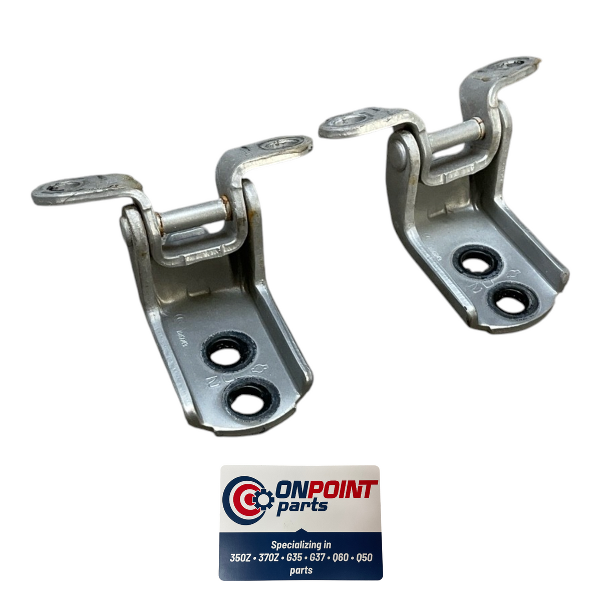 09-20 Nissan 370Z Passenger Front Door Hinges 804011Ea0A Oem H2H