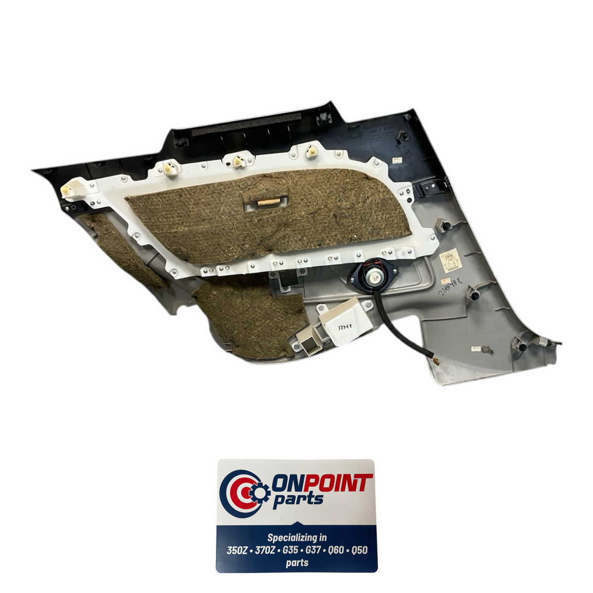 08-10 Infiniti G37 Right Rear Interior Quarter Panel Trim 76909Jl31C Oem Fyh