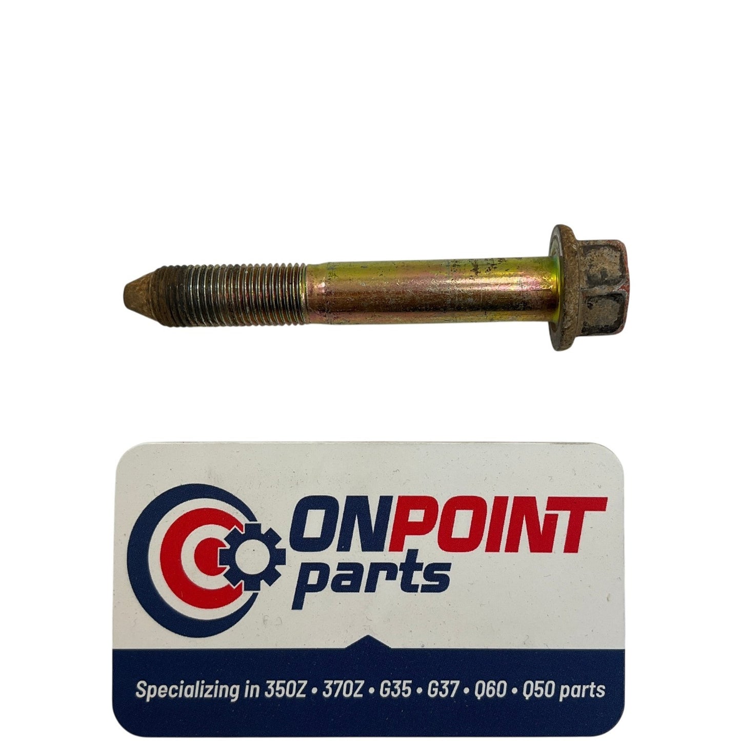 03-07 Infiniti G37 Nissan 350Z Rear Shock To Spindle Bolt 56280AQ000 OEM
