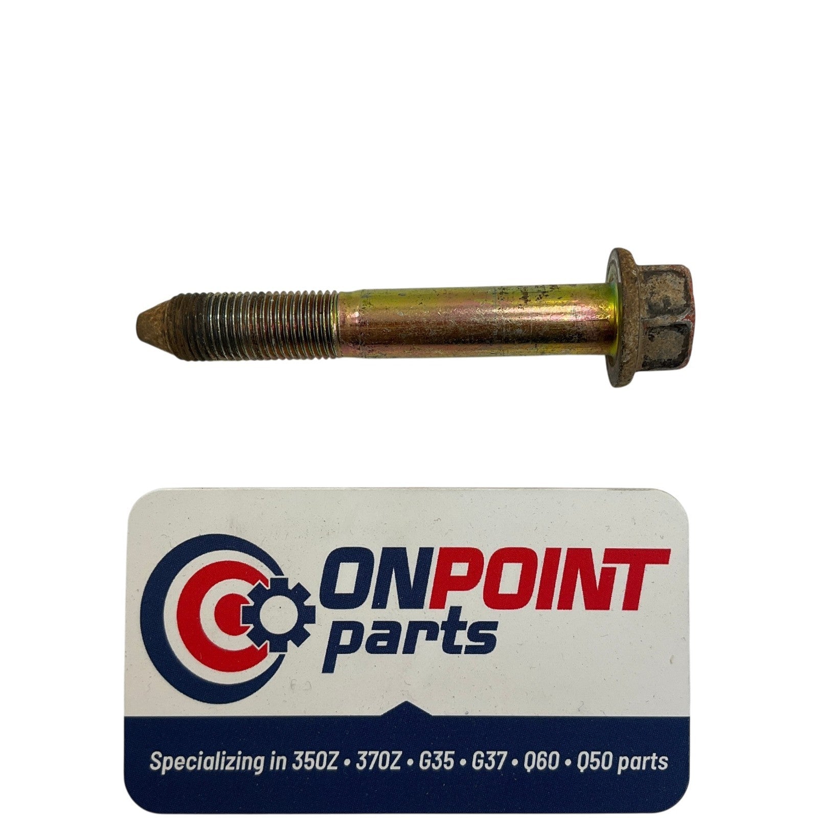 03-07 Infiniti G37 Nissan 350Z Rear Shock To Spindle Bolt 56280AQ000 OEM