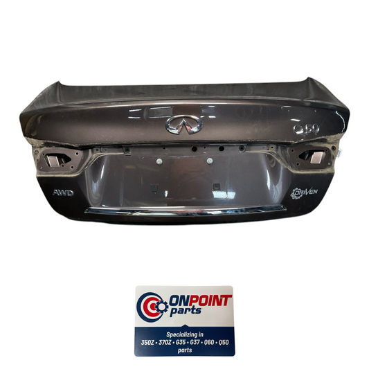 14-18 Infiniti Q50 Rear Trunk Lid H430M4Hbma Oem G0H