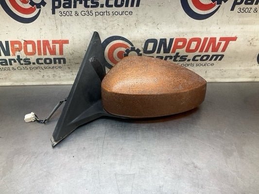 03-09 Nissan 350Z Driver Left Power Side Mirror Orange K6302CD060 OEM 24Bbqga