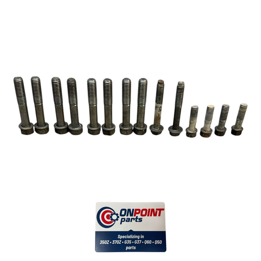 09-19 Nissan 370Z Front Manual Transmission Hardware Bolts 240141Ec0A Oem H2H