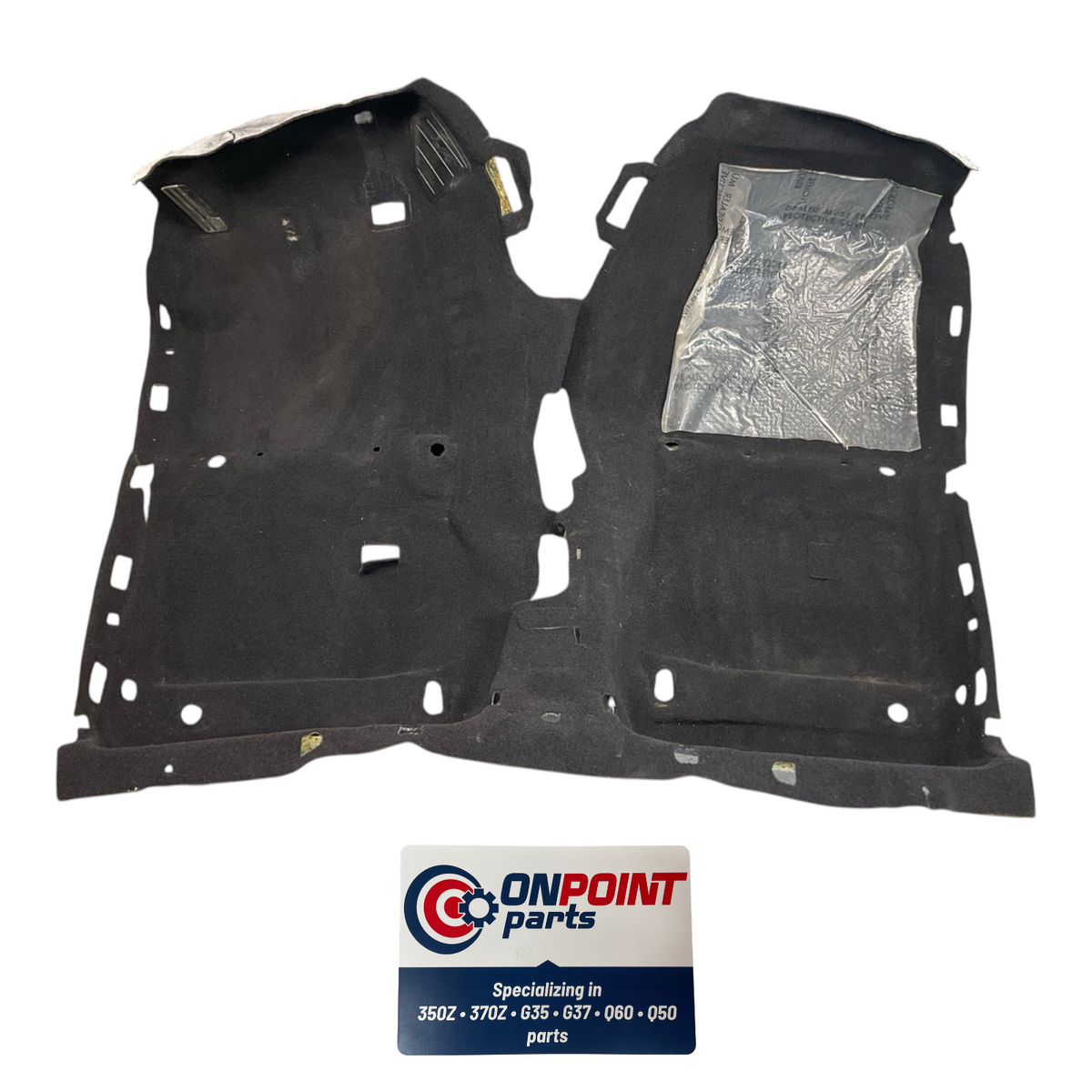 09-15 Nissan 370Z Black Coupe Interior Floor Carpet 749021Ea0A Oem H2H