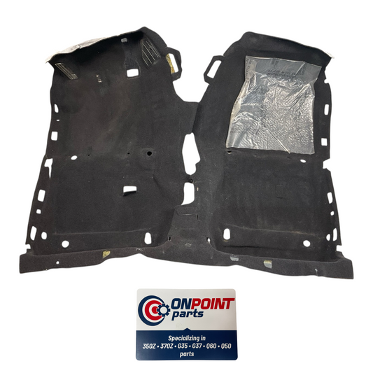 09-15 Nissan 370Z Black Coupe Interior Floor Carpet 749021Ea0A Oem H2H