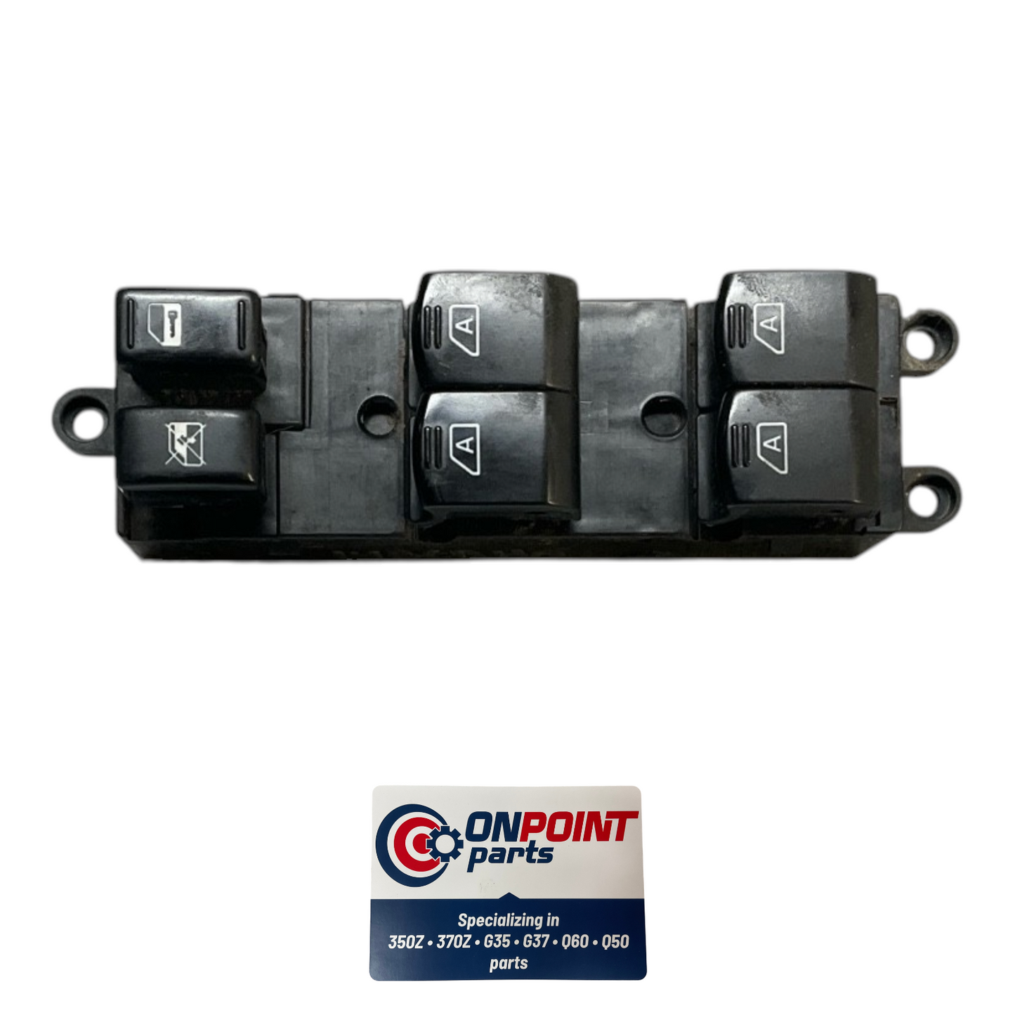 04-07 Infiniti G35 Driver Fr Master Door Window Lock Switch 25401AC710 Oem Edh