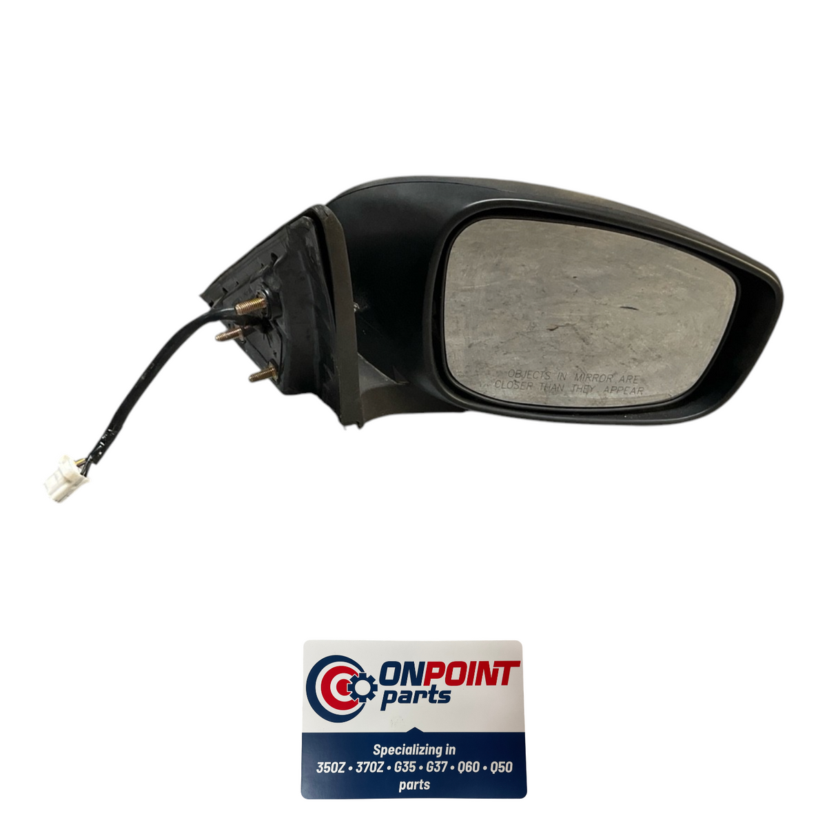 08-15 Infiniti G37 Passenger Front Power Side Mirror 96301Jk61B Oem Fyh