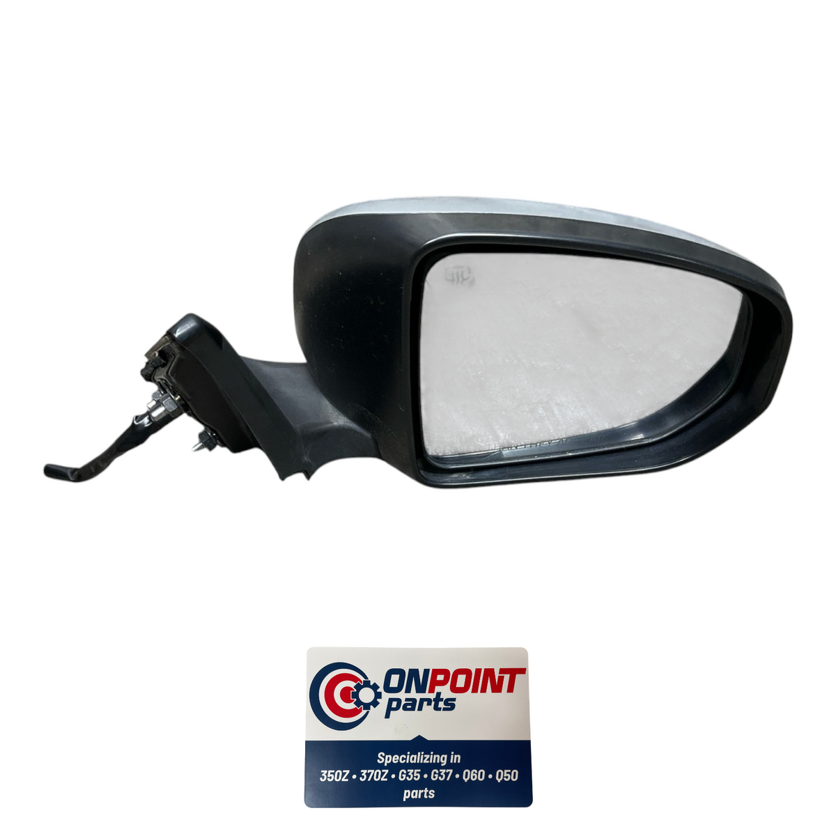09-20 Nissan 370Z Passenger Front Heated Power Side Mirror 963011Ea0B Oem H2H