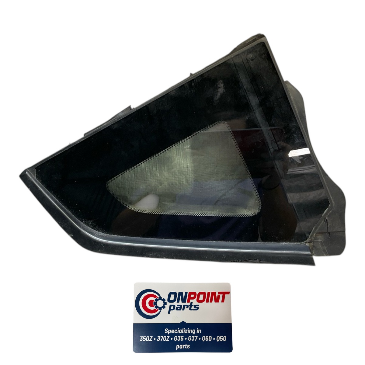09-20 Nissan 370Z Passenger Rear Quarter Glass 833061Ea0A Oem H2H