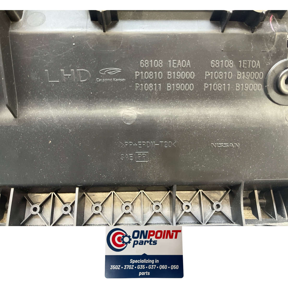 09-15 Nissan 370Z Passenger Front Lower Glove Box 681081Ea0A Oem H2H