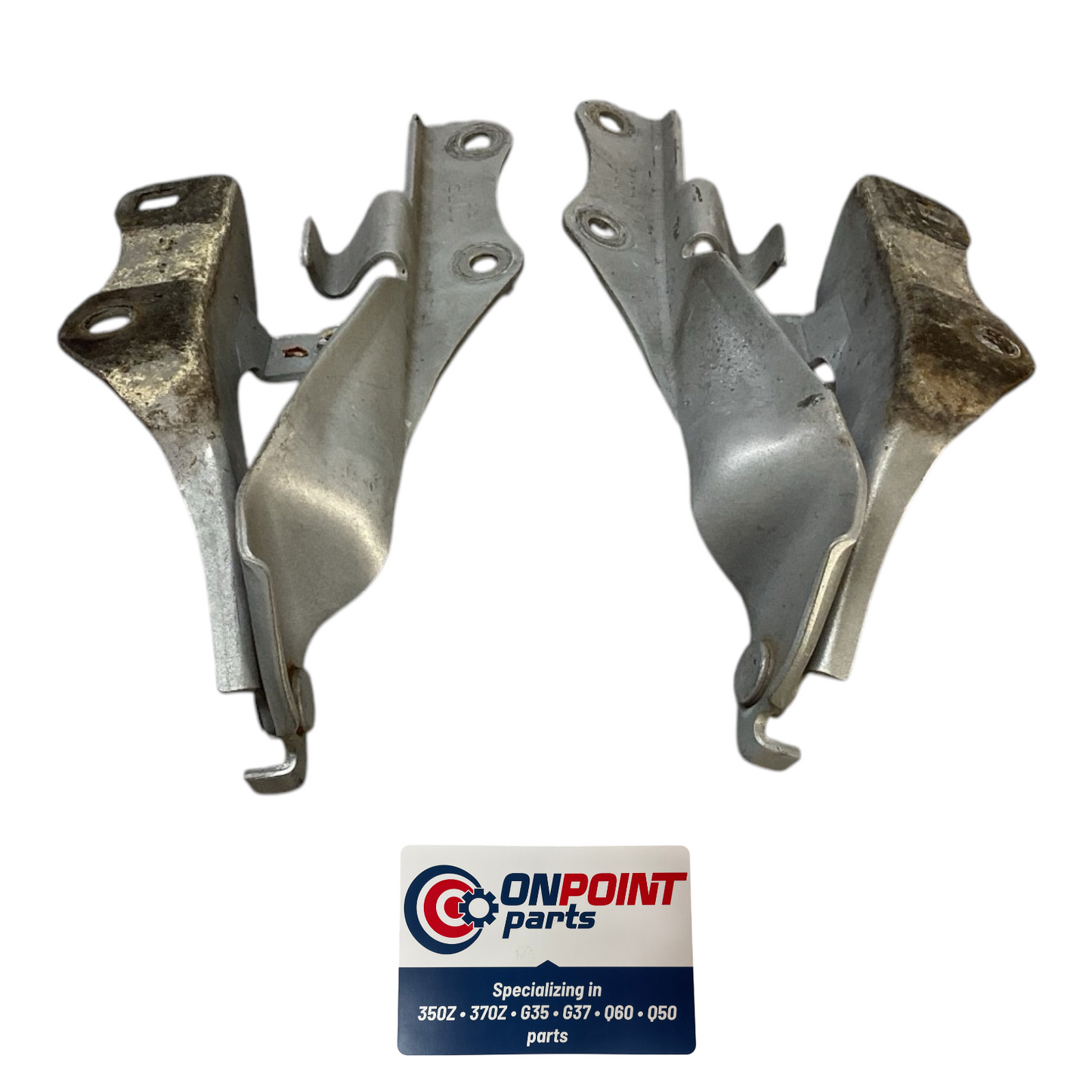 03-07 Nissan 350Z Front Hood Hinges 65401Cd700 Oem Edh