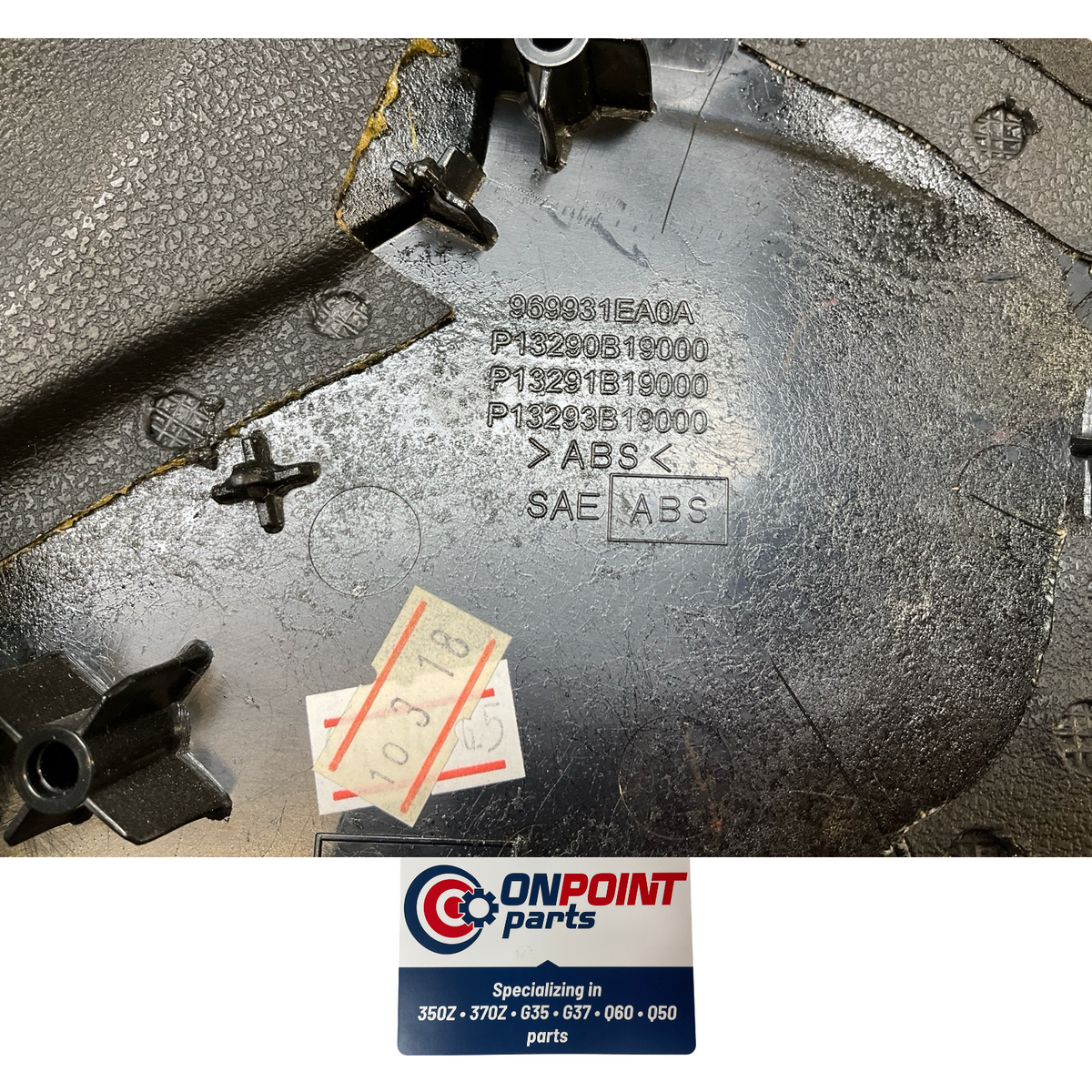 09-20 Nissan 370Z Driver Front Center Console Knee Panel 969931Ea0A Oem H2H