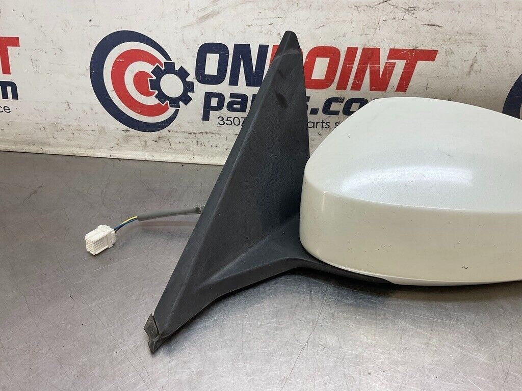 03-09 Nissan 350Z Driver Left Power Side Mirror White/QX1 K6302CD000 OEM 25Bdqfa