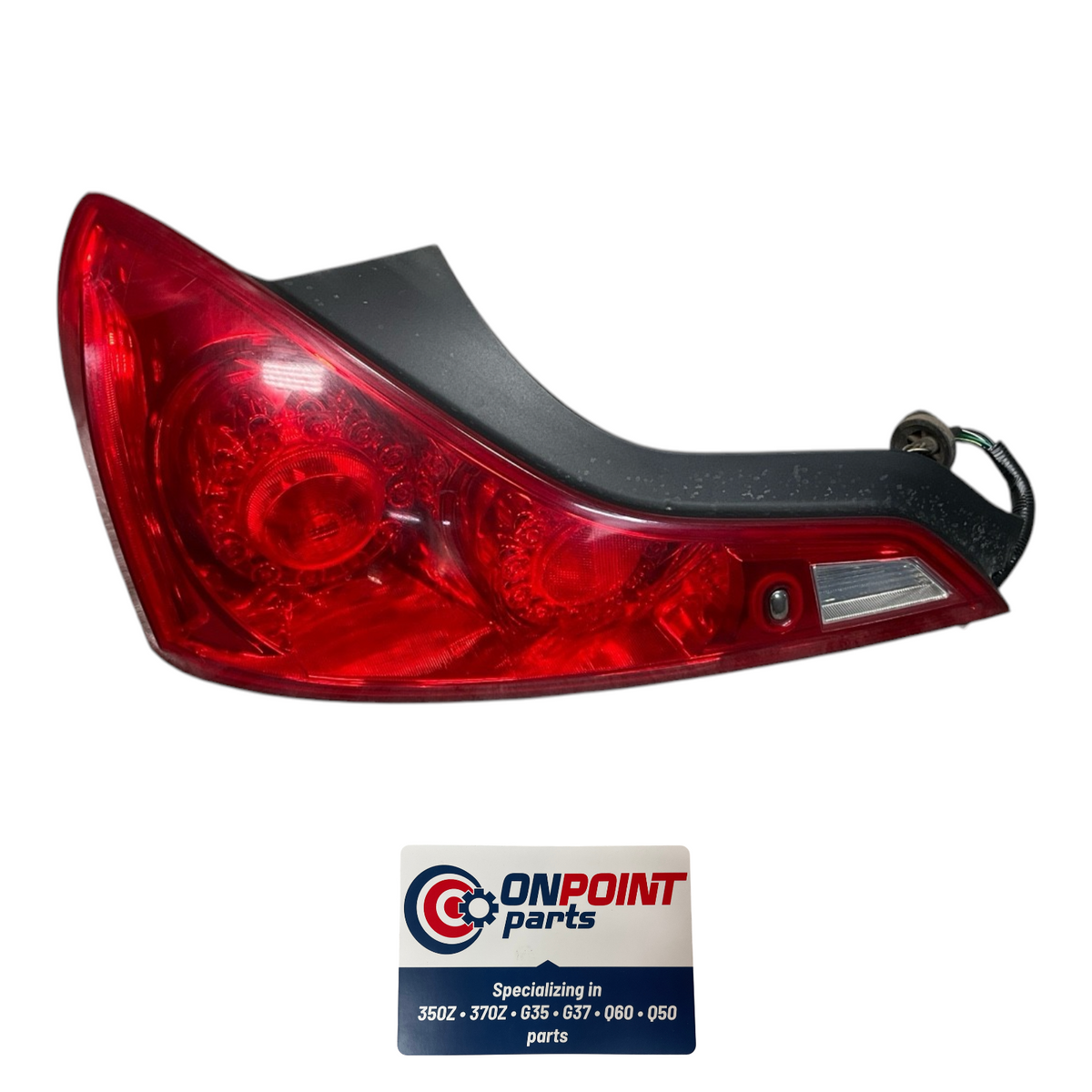 08-15 Infiniti G37 Coupe Driver Rear Tail Light Assembly 26555Jl00B Oem Fyh