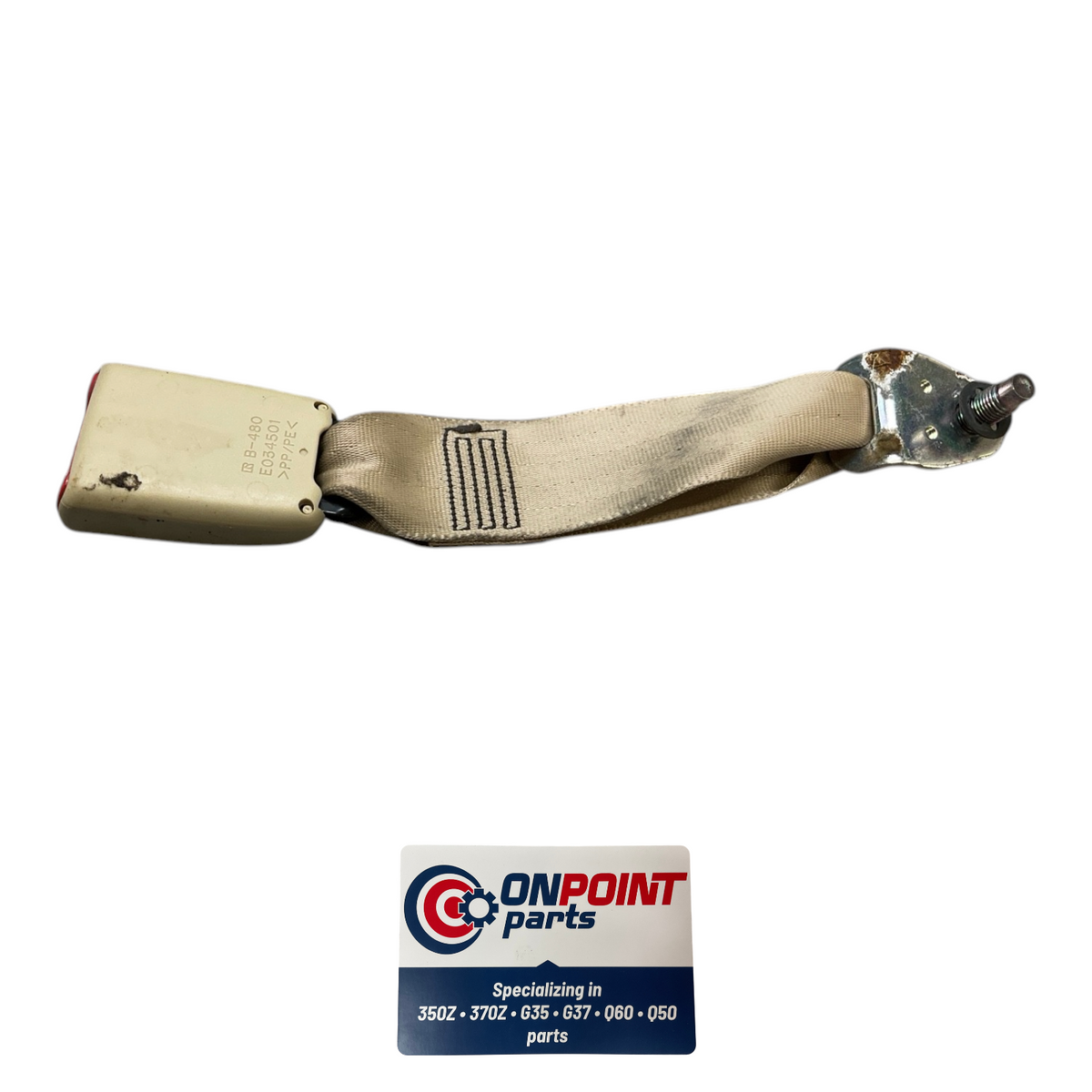 04-07 Infiniti G35 Driver Front Seat Belt Buckle 86843Ac803 Oem Hjh