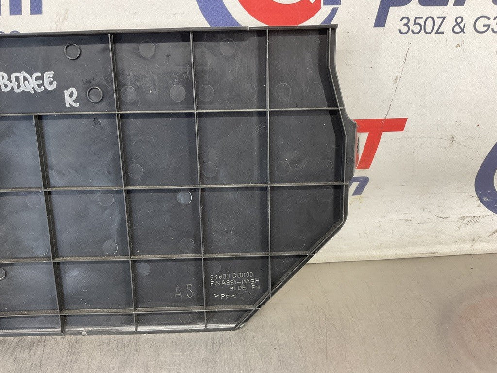 03-09 Nissan 350Z Passenger Front Lower Kick Panel Trim 66900CD000 OEM 14BEQEE