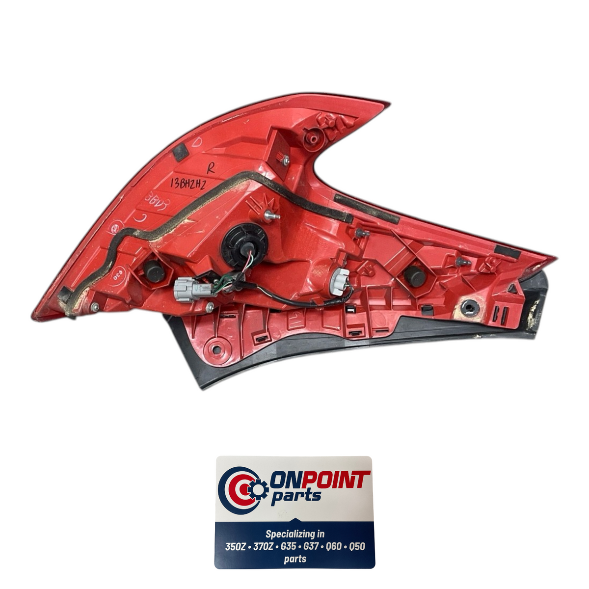 09-18 Nissan 370Z Passenger Rear Tail Light Assembly 265501Ea6A Oem H2H