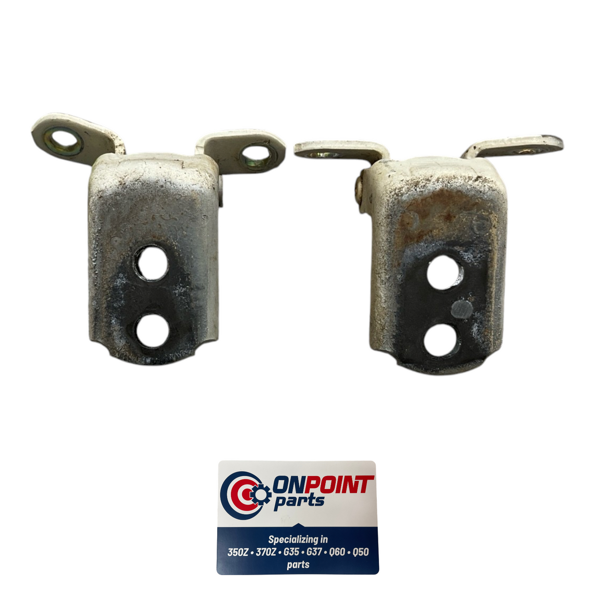 03-07 Infiniti G35 Passenger Front Door Hinges 80400Am800 Oem Hjh