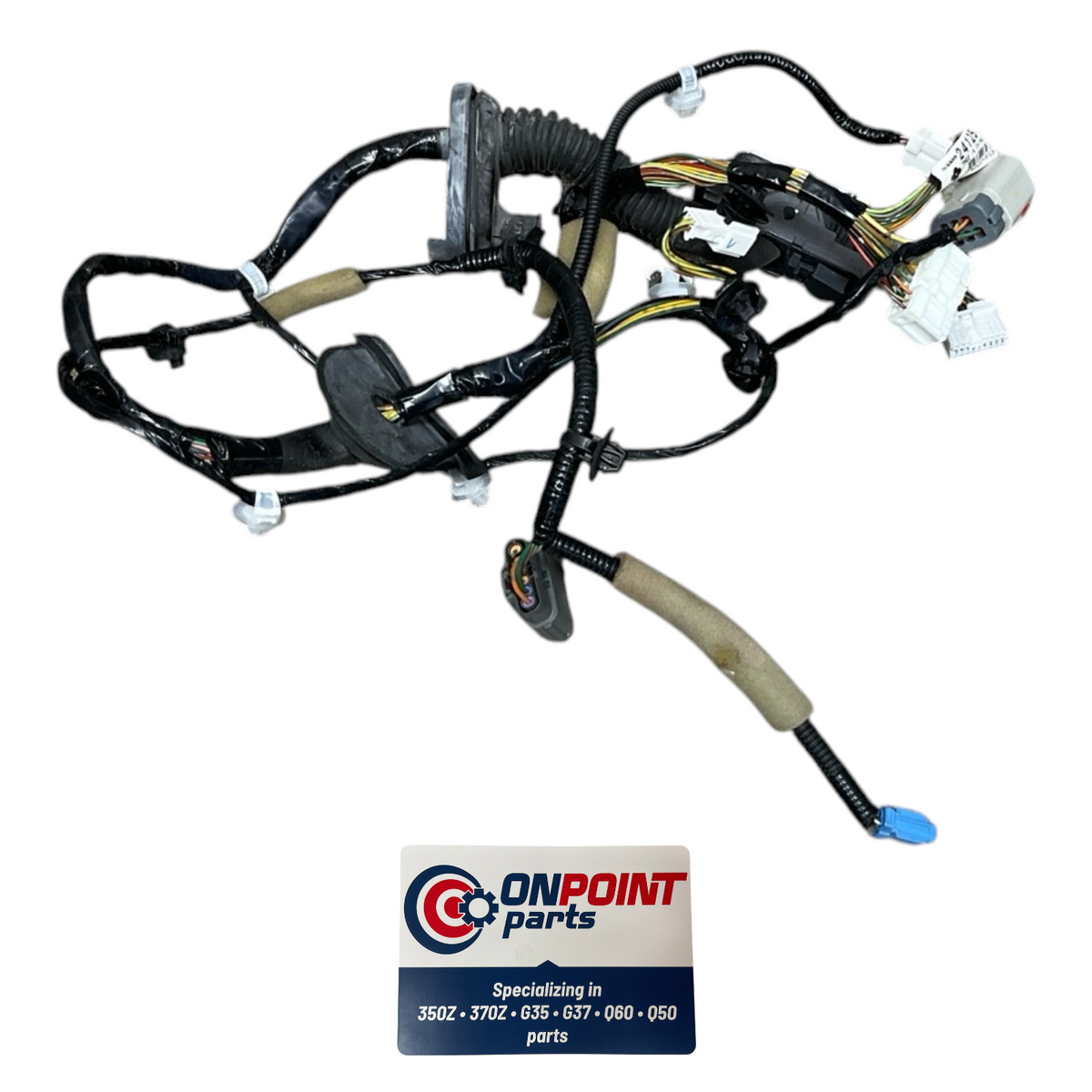 09-11 Nissan 370Z Driver Front Door Wiring Harness 241251Em0A Oem H2H