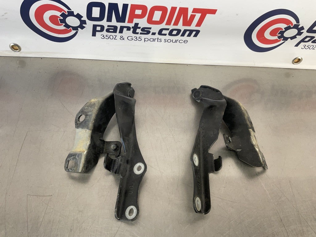 03-09 Nissan 350Z Hood Hinges Left LH Right RH 65401CD700 65400CD700 OEM 23BJMDE