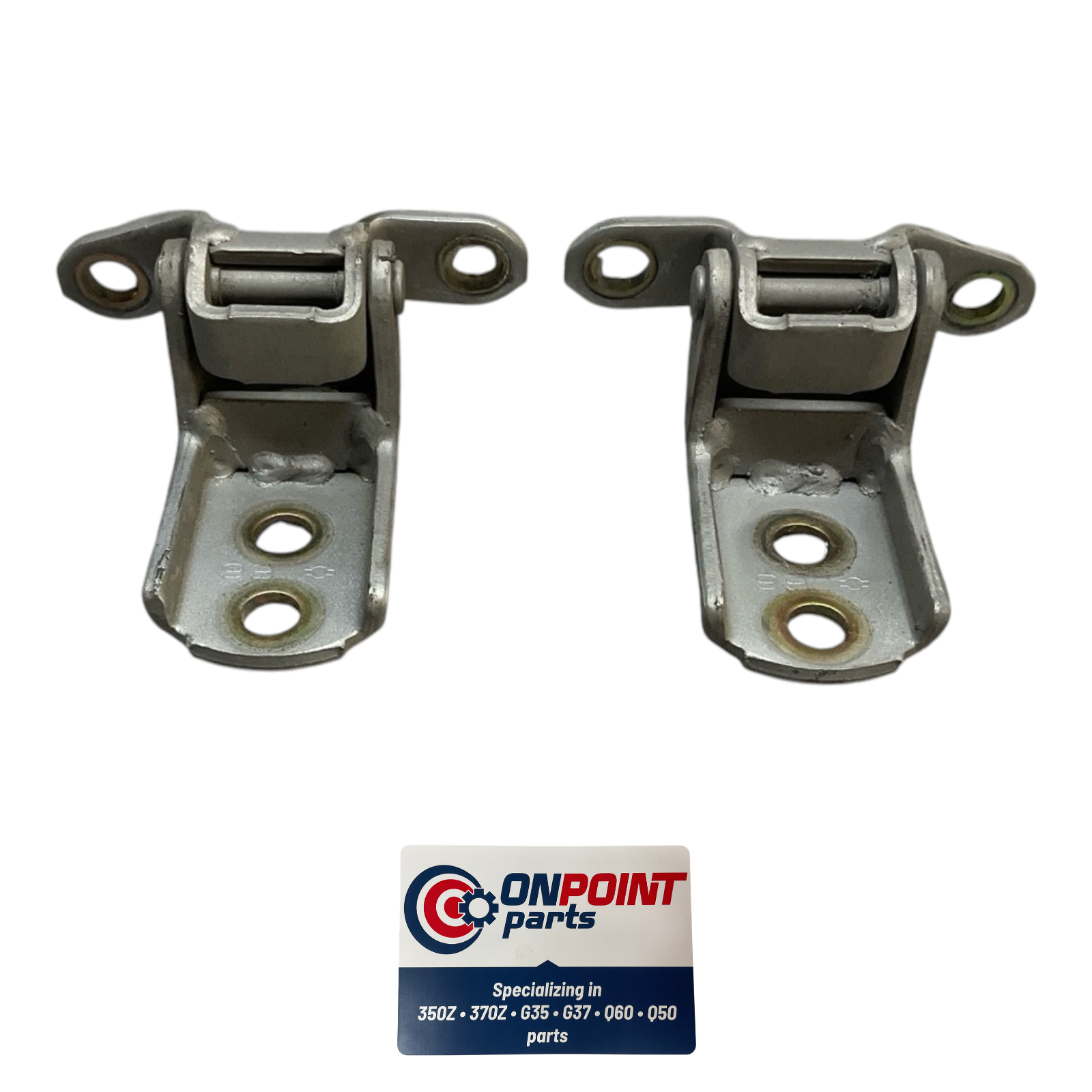 03-07 Nissan 350Z Passenger Front Door Hinges 80400Ce400 Oem Edh
