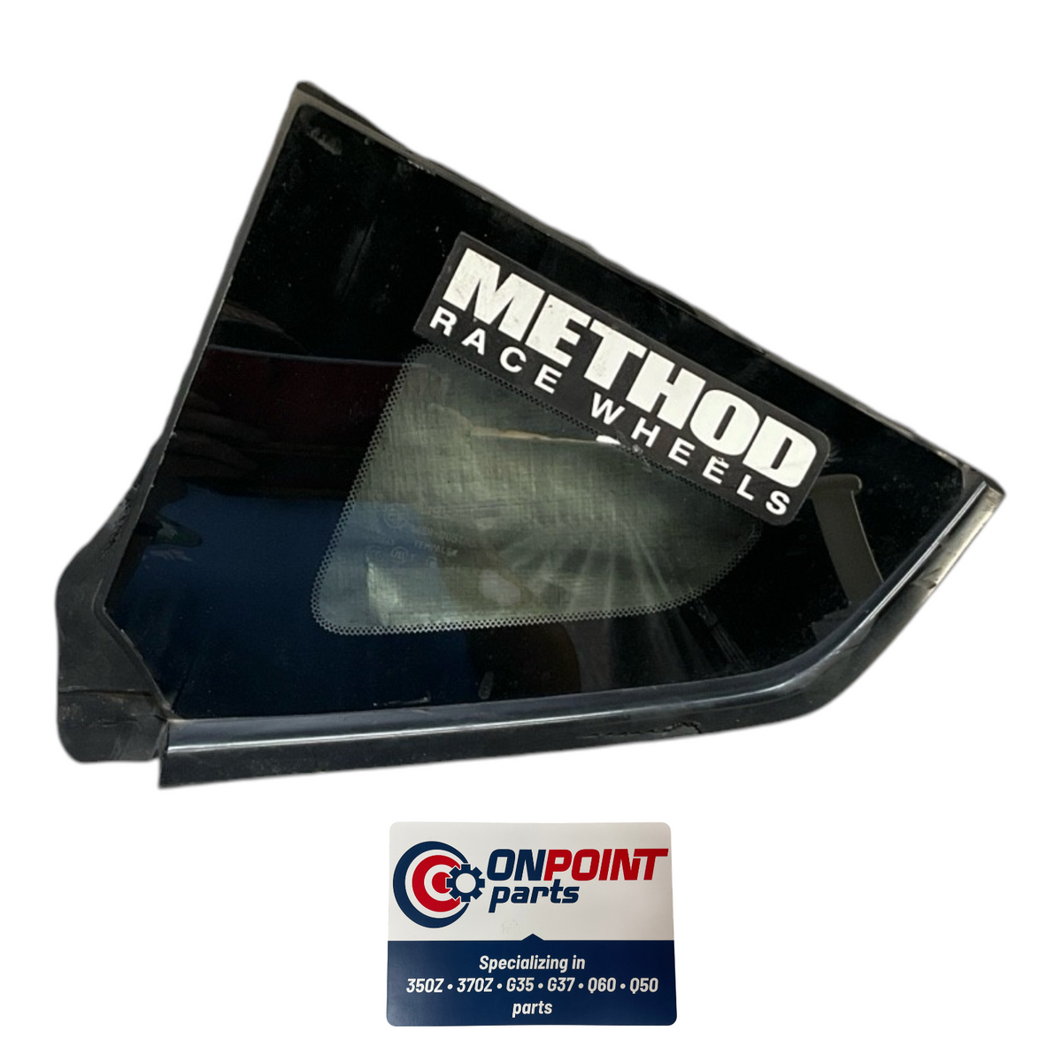09-20 Nissan 370Z Driver Rear Quarter Glass 833071Ea0A Oem H2H