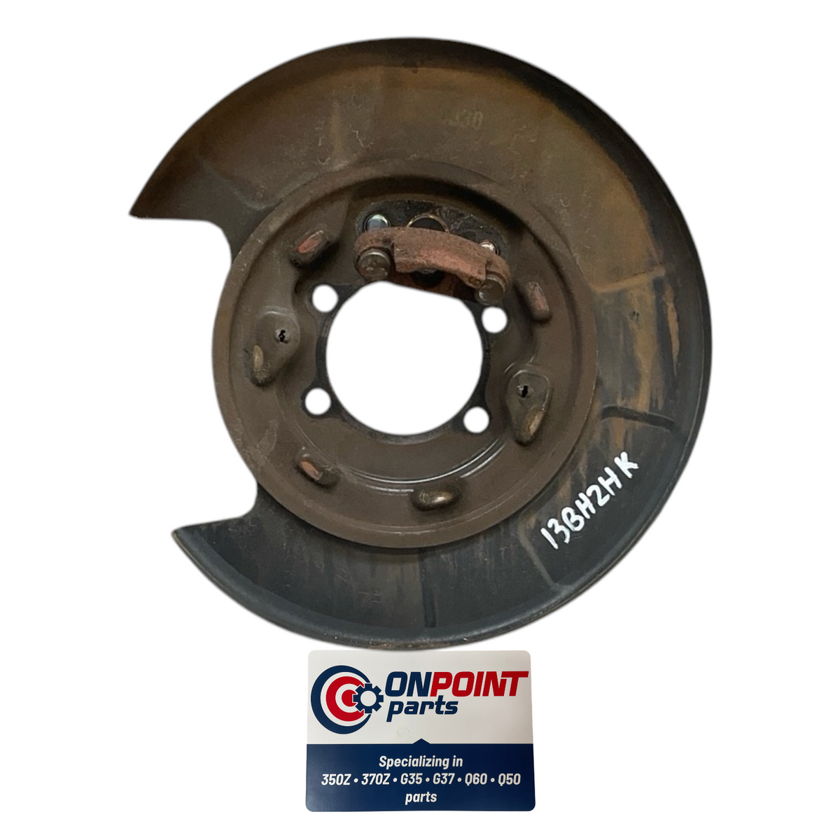 09-20 Nissan 370Z Passenger Rear Brake Dust Shield 44020Eg010 Oem H2H