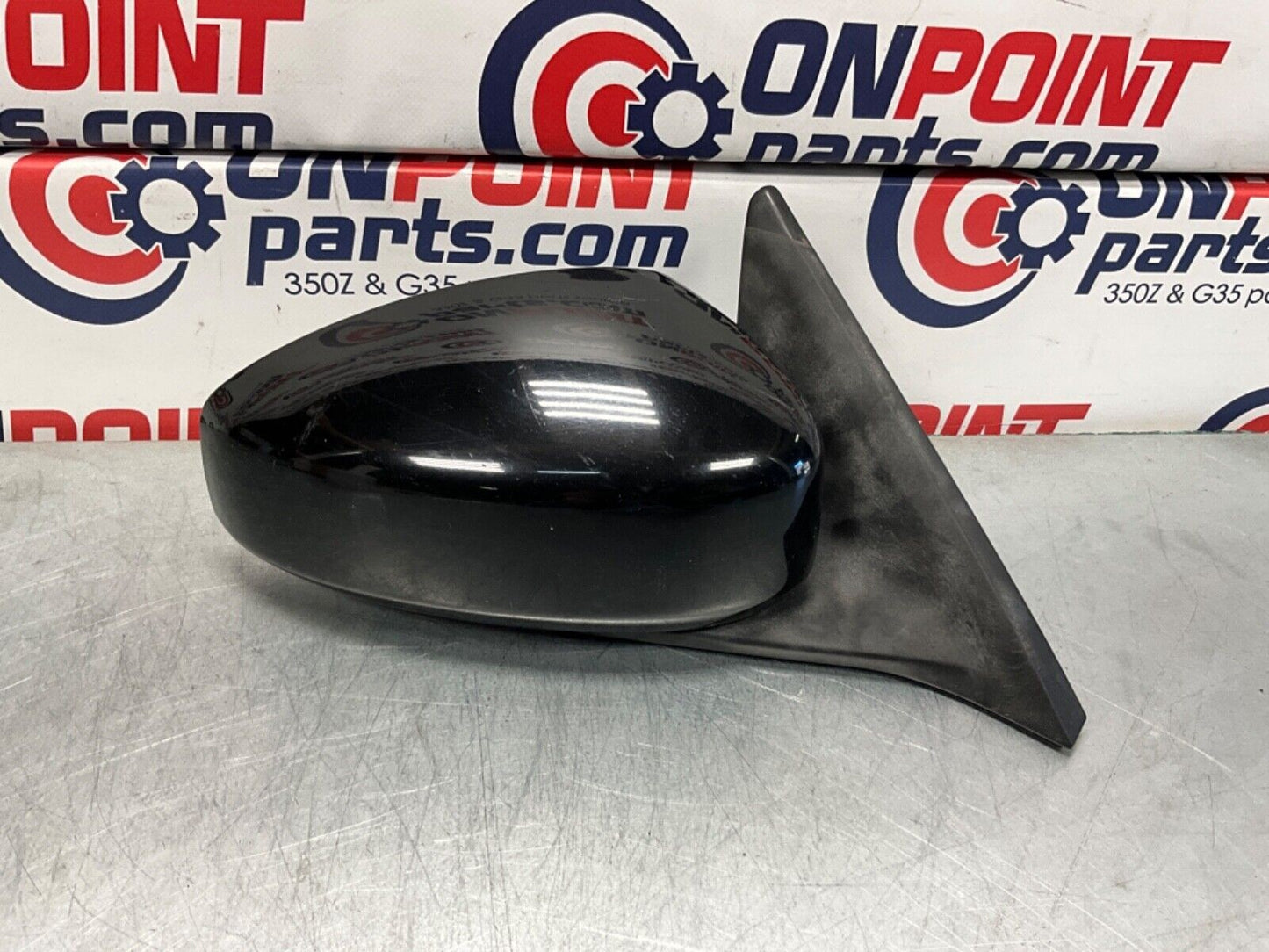 03-07 Infiniti G35 Coupe Passenger Powered Side Mirror Black/KH3 K6301AM865 OEM