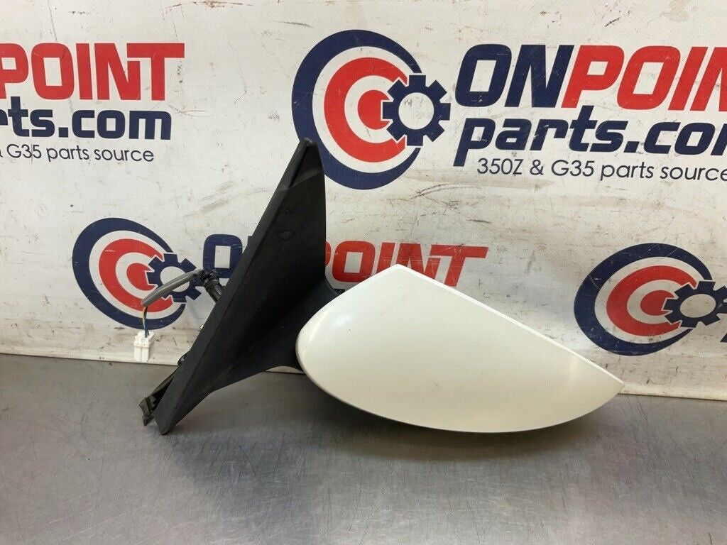 03-09 Nissan 350Z Driver Left Power Side Mirror White/QX1 K6302CD000 OEM 25Bdqfa