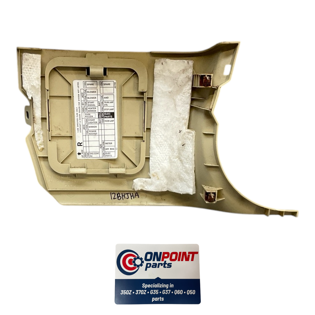 04-07 Infiniti G35 Driver Front Lower Kick Fuse Panel 76934Am800 Oem Hjh