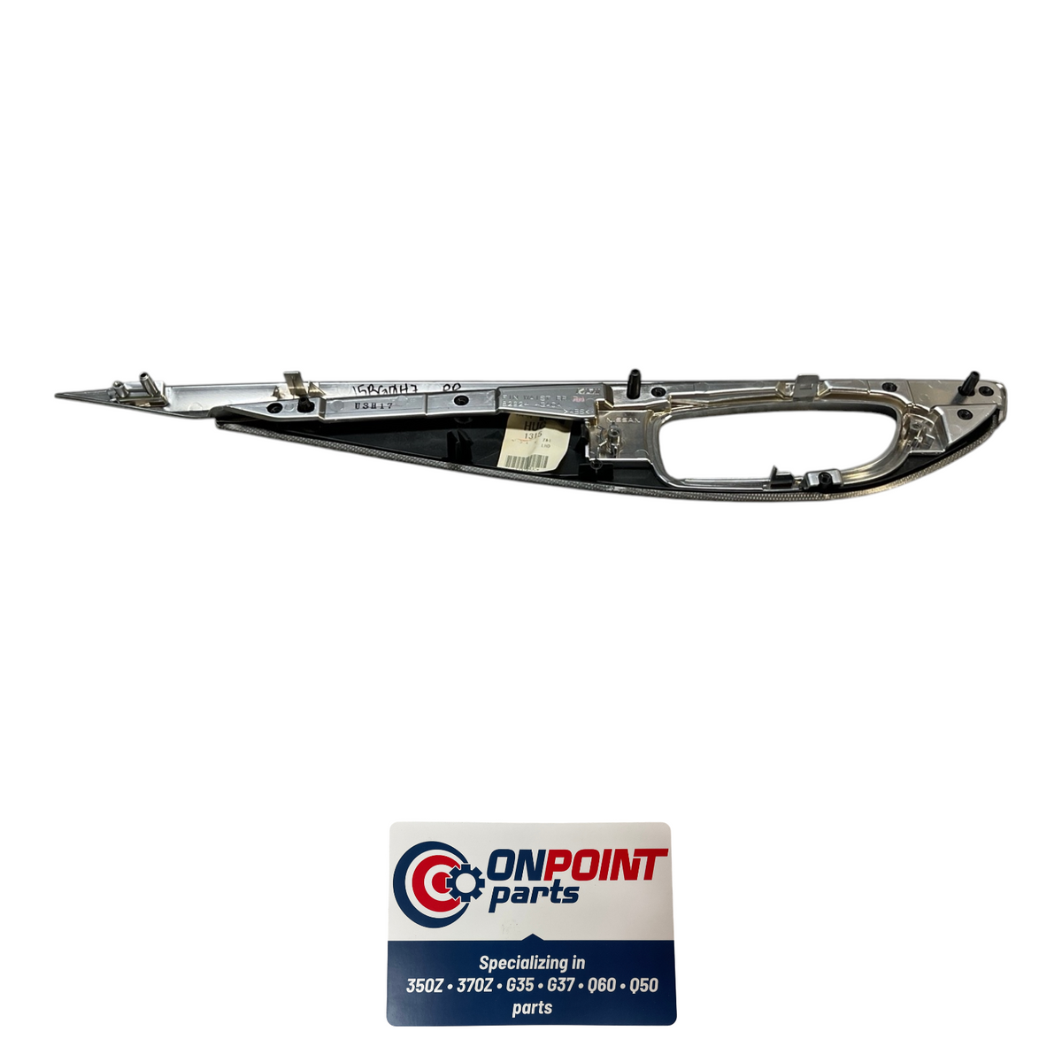 14-19 Infiniti Q50 Passenger Rear Door Panel Metal Trim 809C04Ga0A Oem G0H