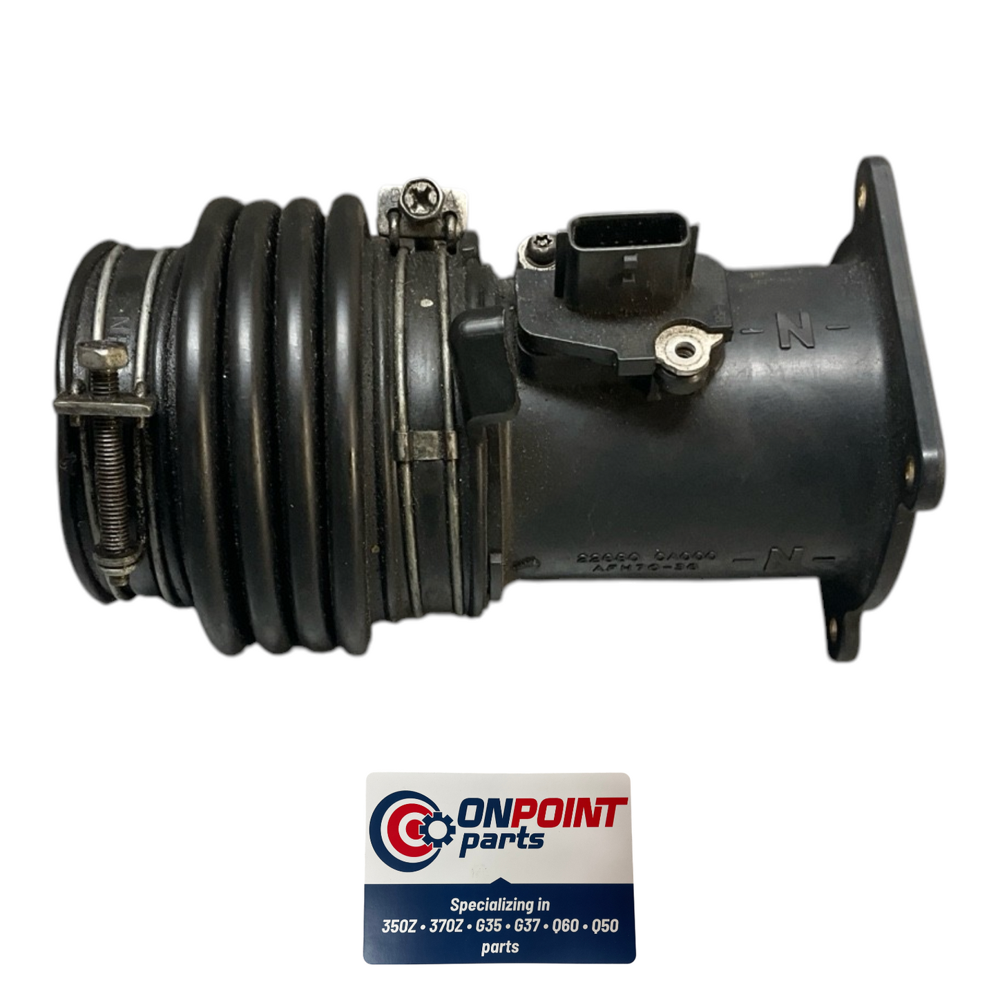 03-08 Infiniti G35 Front Mass Air Flow Sensor 22680Ca000 Oem Edh