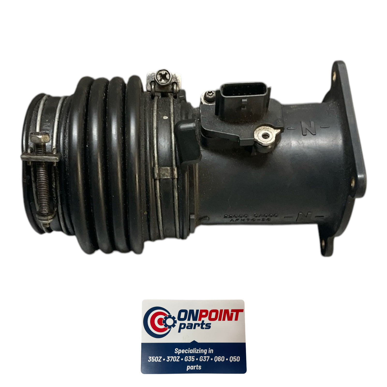03-08 Infiniti G35 Front Mass Air Flow Sensor 22680Ca000 Oem Edh