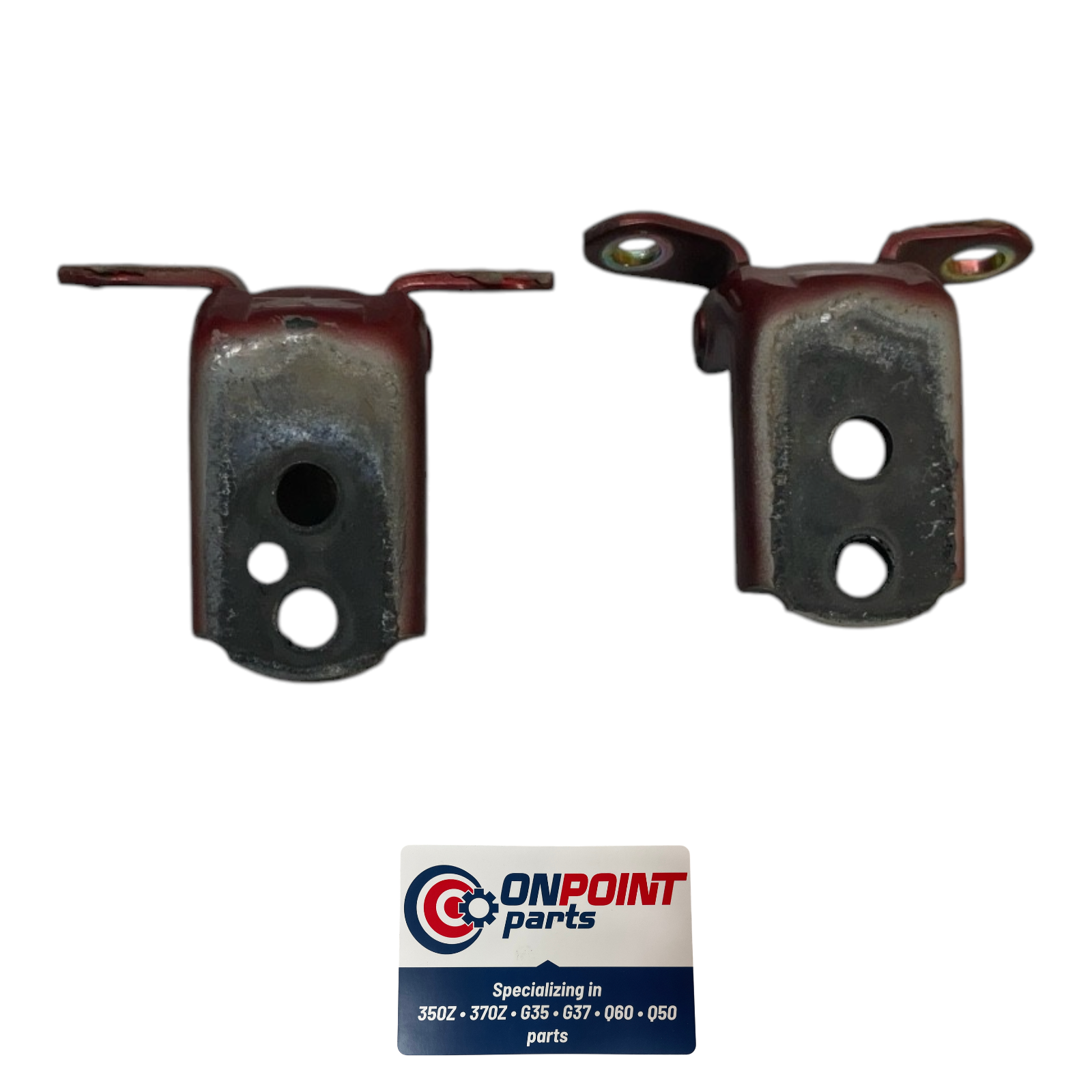03-07 Infiniti G35 Passenger Front Door Hinges 80400Am800 Oem Edh