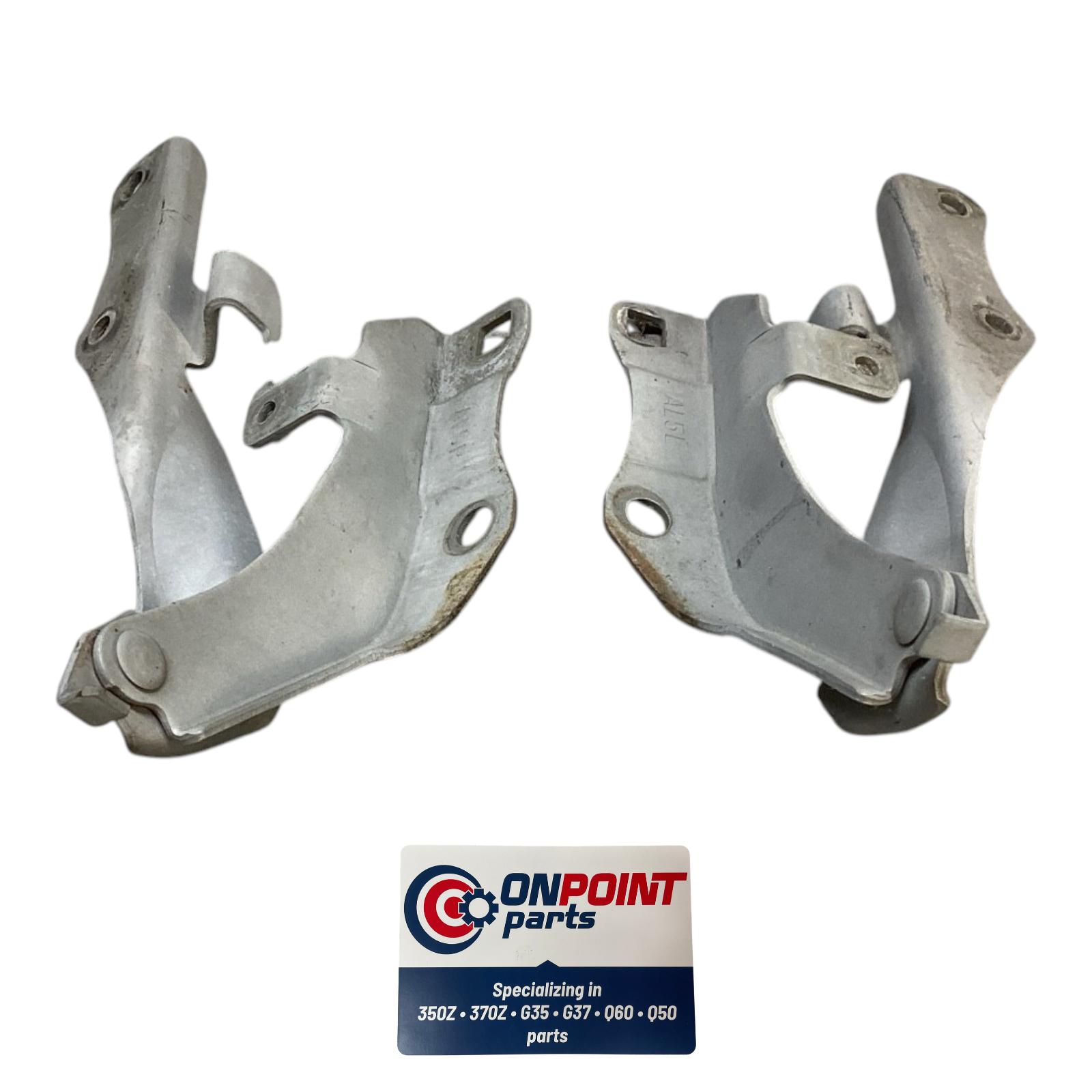 03-07 Nissan 350Z Front Hood Hinges 65401Cd700 Oem Edh