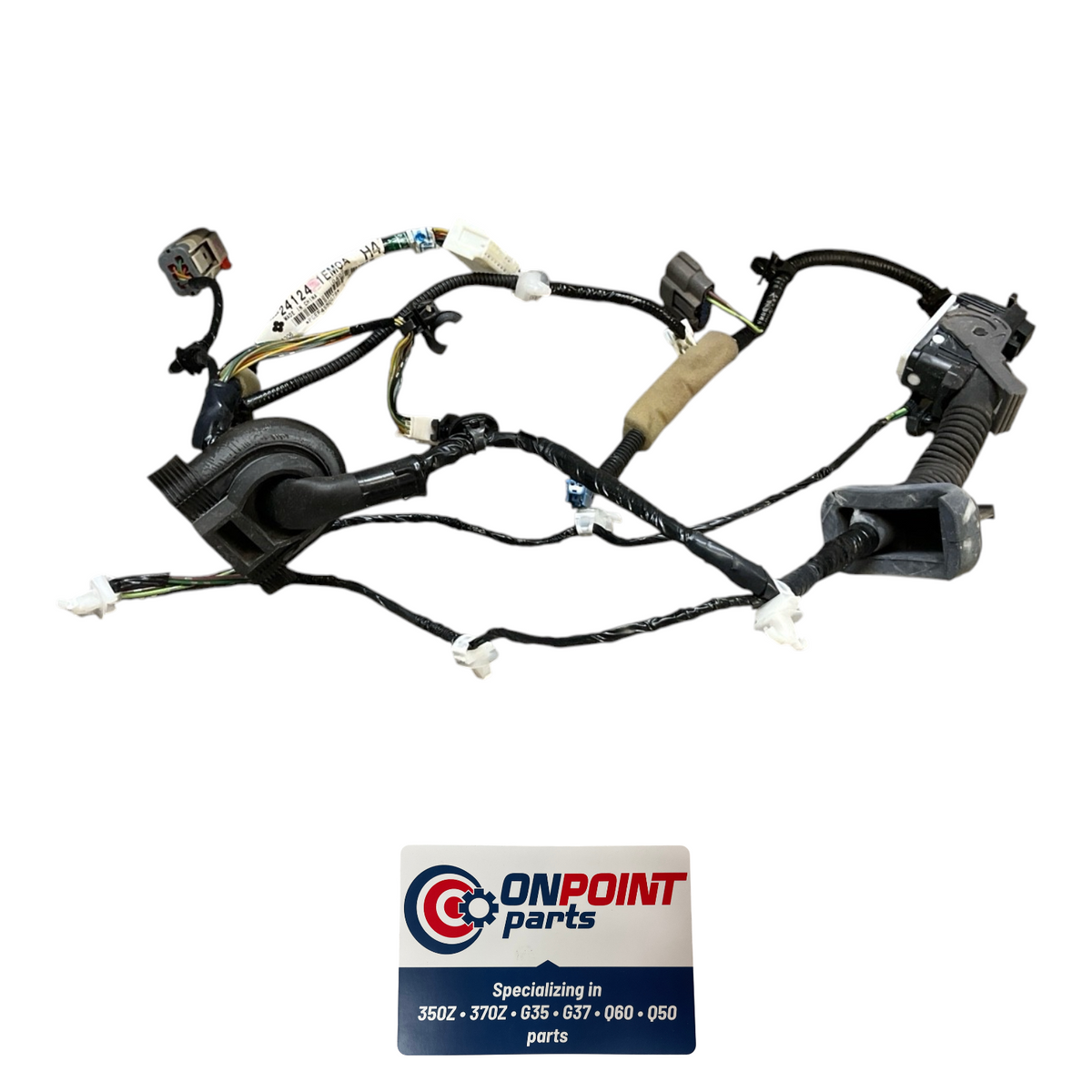 09-11 Nissan 370Z Passenger Front Door Wiring Harness 241241Em0A Oem H2H