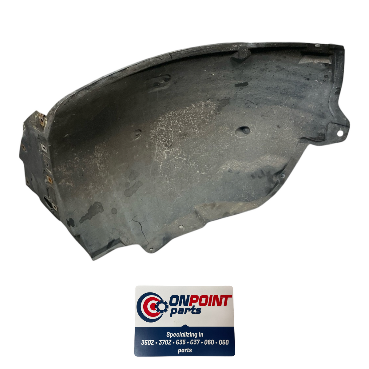 08-11 Infiniti G37 Driver Front Fender Liner Splash Guard 63845Jl00A Oem Fyh
