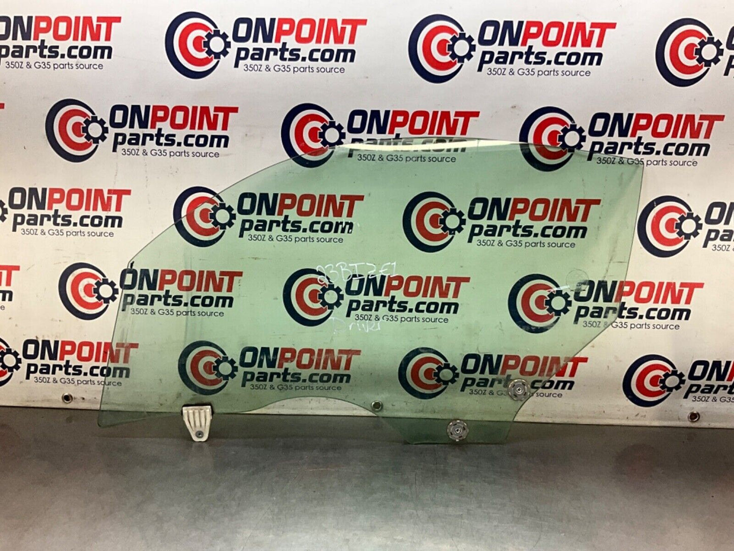 03-09 Nissan 350Z Coupe Driver Left Door Window Glass 80301CD00A OEM 23BIZE1