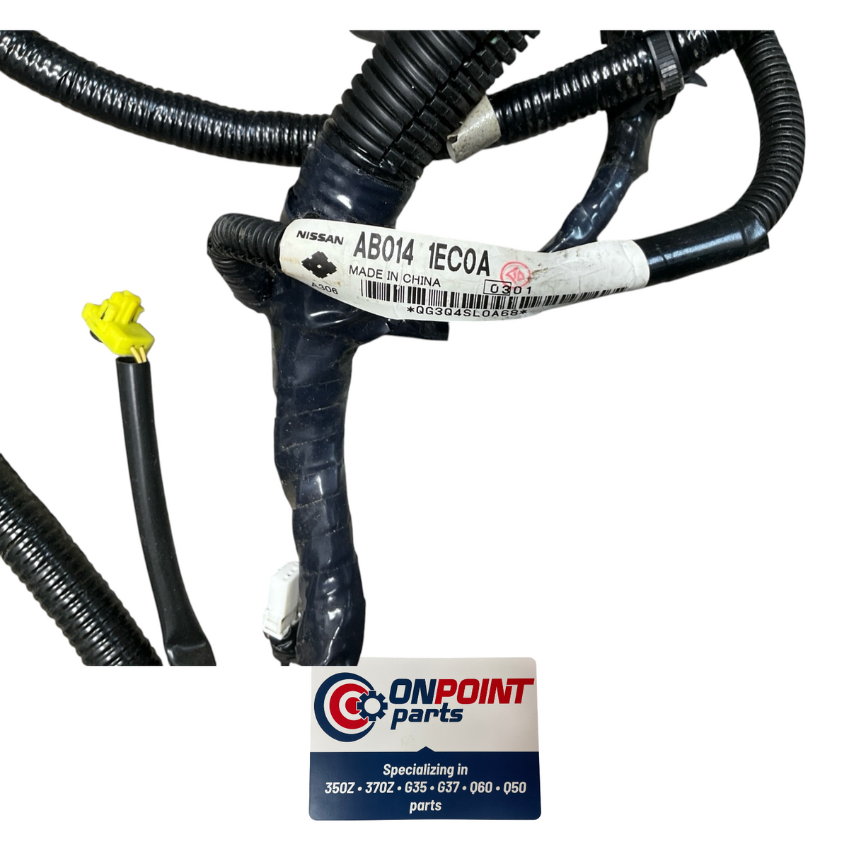 09-11 Nissan 370Z Driver Front Body Wire Harness 240141Ec0A Oem H2H