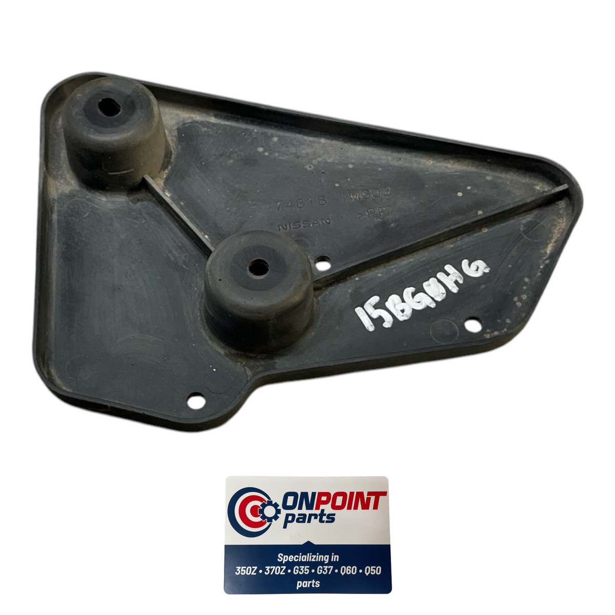 14-19 Infiniti Q50 Driver Rear Stay Bracket Cover 748181Mg0B Oem G0H
