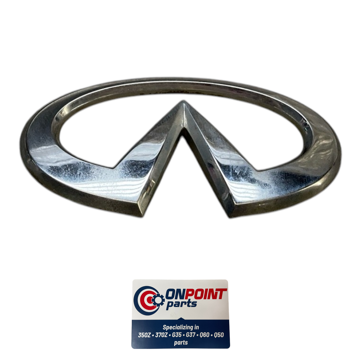 03-07 Infiniti G35 Coupe Rear Infiniti Emblem 84890Am800 Oem Hjh